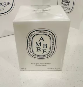 Diptyque Scented Candle Set AMBRE 190g 6.5oz Home Scent New In Sealed Box - Picture 1 of 4