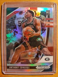 ANTHONY EDWARDS 2020 PRIZM DP SILVER ROOKIE RC #1 GEORGIA T-WOLVES NBA ROY HOT;\ - Picture 1 of 2
