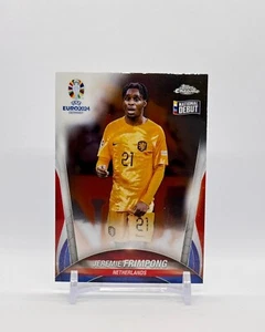 2024 Topps Chrome Euro #34 Jeremie Frimpong - Picture 1 of 2