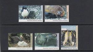 ANTÁRTICA AUSTRALIANA - 1992 REGIONAL VIDA SILVESTRE conjunto de 5 Estampillada sin montar o nunca montada - Imagen 1 de 1