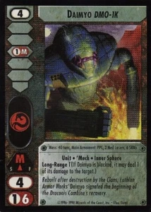 Battletech CCG: Daimyo (DMO-1K) [Ungraded] from set Commander's Edition WOTC Wiz - Picture 1 of 1