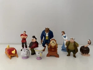 Disney BEAUTY & THE BEAST Play Figures Belle Maurice Lefou Gaston Chip - Picture 1 of 2