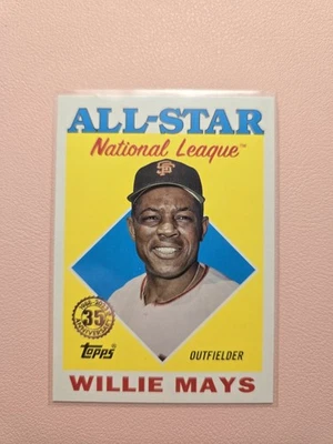 2023 Topps Serie 2 - 1988 Topps All-Star Béisbol Willie Mays #88AS-38 Foto 1 de 2