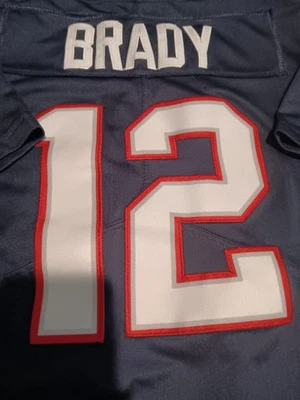 Camiseta de práctica azul Tom Brady de los New England Patriots (XL) Foto 1 de 4