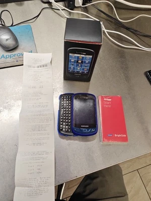 Teléfono con teclado deslizante negro Samsung Brightside SCH-U380 (Verizon) - probado funciona Foto 1 de 4