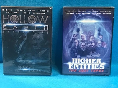 Set 2 Justen/Wes Faull DVDs- Higher Entities, Hollow Earth Steve Quayle Tom Horn - Image 1 of 4