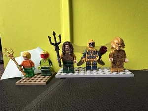 LEGO DC Comics Super Heroes X5 Aquaman Figure & Kiteman - Picture 1 of 3