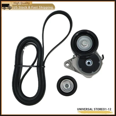 3X Serpentine Belt Tensioner Idler Pulley Fits Toyota Lexus LX570 Tundra Sequoia - Image 1 of 4