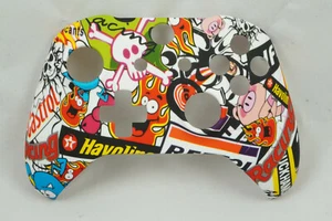 Sticker Bomb Soft Touch Frontschale für Xbox One S Controller - Neues Modell 1708 - Bild 1 von 4