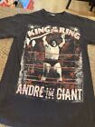 VTG WWE ANDRE THE GIANT  KING OF THE RING T-SHIRT ADULT S Black WWF Wrestling