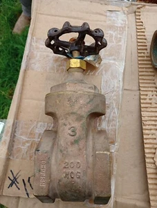 3” Brass 200 WOG NPT Gate Valve Matco Norca Figure.514 T10 - Picture 1 of 6