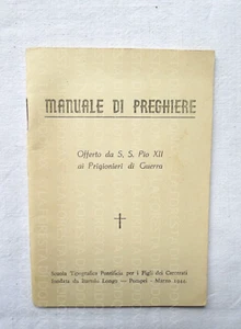 WW2 LIBRETTO PREGHIERE PRIGIONIERI DI GUERRA 1944 RELIGIONE - Picture 1 of 3
