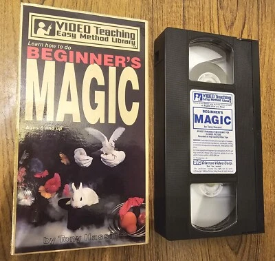 Beginner's Magic - Tony Hassini, VHS Tape, Used - Image 1 of 4