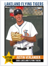 2005 Justin Verlander Future Stars Minor League Rookie Lakeland Flying Tigers