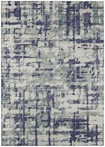 Addison Rugs Bravado ABV35 Purple Washable 3' x 5' Indoor Outdoor Area Rug, Easy - Picture 1 of 2