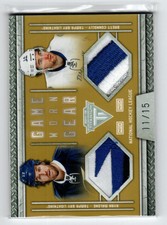 2011-12 Panini Titanium Game Worn Gear #11 Ryan Malone/Brett Connolly /15