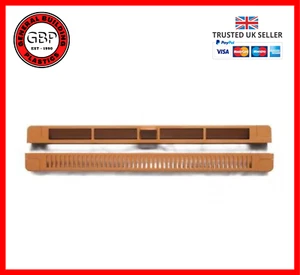 10 x Oak Toffee Easy Vent Trickle 2000 Slot Vents Ventilation Upvc Windows - Picture 1 of 1