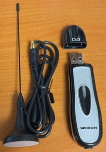 Medion DVBT USB-Stick inkl. Mini-Stabantenne mit Magnetfuß - Bild 1 von 1