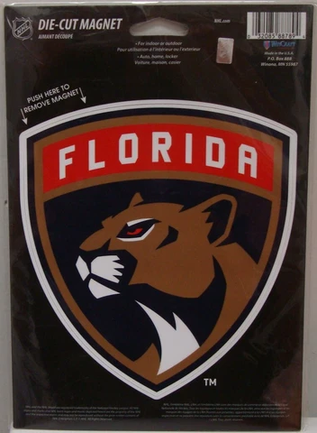 FLORIDA PANTHERS LOGO DIE CUT MAGNET NEW WINCRAFT 🏒 Cover