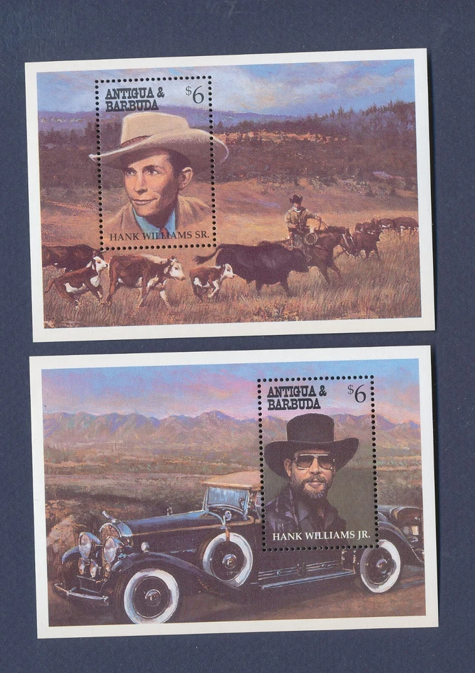 ANTIGUA BARBUDA - - MNH S/S - Hank Williams - 1994 --c - Image 1 of 1
