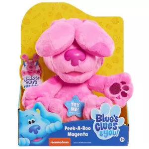 NEW Nickelodeon Plush Peek A Boo Magenta 10" Blues Clues & You Free Ship! - Picture 1 of 1