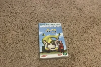 Shrek (2001) Korean VHS Video Tape [NTSC] Dreamworks Korea Subtitles - Image 1 of 4