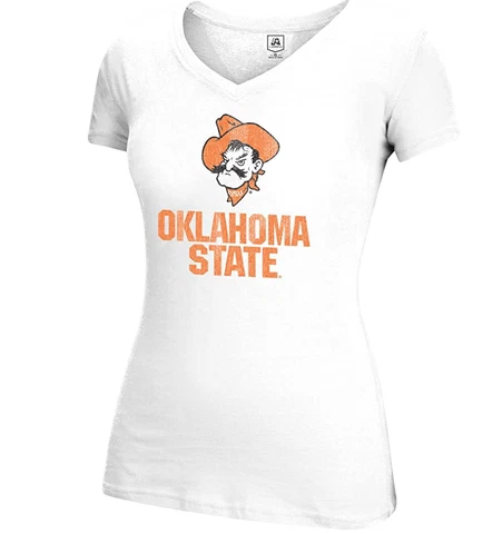 J. America Large Mascot Essential Tee Oklahoma State Small NEW Cover