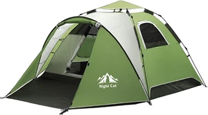 Tenda Da Campeggio 3 4 Posti: Tenda Pop up Impermeabile Automatica Facile Da Ins - Foto 1 di 12