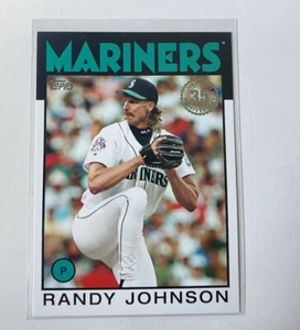 2021 Topps Series 2 1986 #86B-24 Randy Johnson Seattle Mariners - Picture 1 of 4