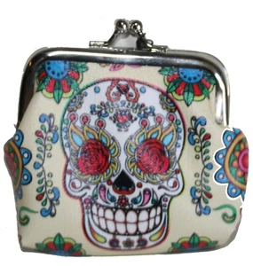 3.5" Sugar Skull, Day of The Dead, Dia de Los Muertos Coin Holder, Mothers Day! - Picture 1 of 4