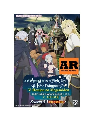 English dubbed of Is It Wrong To Try To Pick Up Girls Season 5(1-15End)Anime DVD - Image 1 of 4