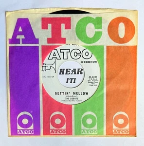 Melodic Northern Soul Garage Psych 45 THE DEBUTS if I Cry /Gettin 'ATCO promo NM - Picture 1 of 4