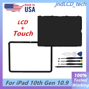 Replace For iPad 10th Gen 10.9 2022 A2696/A2757/A2777 Touch Screen LCD Display - Picture 1 of 9