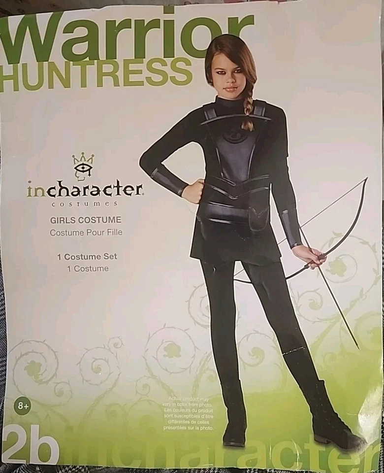InCharacter Warrior Huntress Tween Girls Punk Movie Halloween Costume 18086