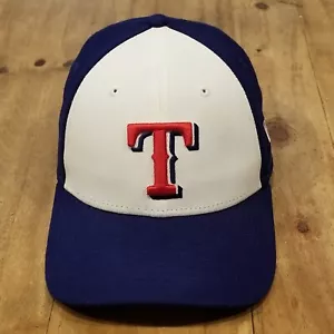 Texas Rangers Hat Cap Strap Back Blue White One Size Adjustable MLB Baseball - Picture 1 of 9