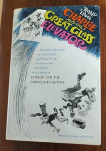 Charlie and the Great Glass Elevator Roald Dahl True First Edition  HC w/ DJ - Imagen 1 de 17