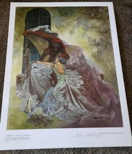 BERNIE WRIGHTSON Signed Print - Edgar Allan Poe, Murders in the Rue Morgue, 1976 - Picture 1 of 5