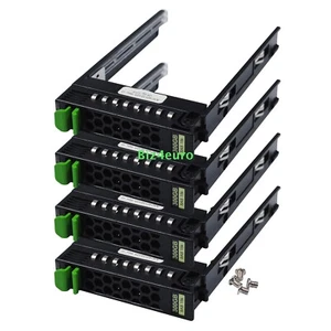 4 Stück Fujitsu RX200 RX300 RX350 S6 S7 S8 2,5" SAS HDD Tray Caddy A3C40135103 - Afbeelding 1 van 15