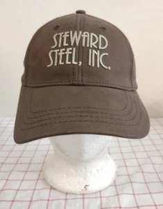 Steward Steel Inc Est 1950 Kappe Mütze braun verstellbar Art Deco Schweißen Sikeston MO - Bild 1 von 6