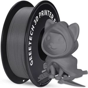1 kg/rollo GEEETECH PLA Filamento Mate Gris Oscuro 1,75 mm Consumibles para Impresora 3D - Imagen 1 de 7