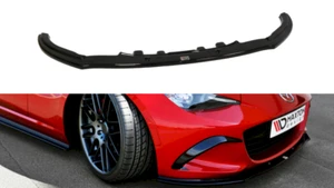 Difusor delantero difusor diseño V1 Maxton brillo negro abdominales para Mazda Mx-5 IV - Imagen 1 de 5