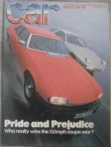 CAR magazine March 1981 featuring Porsche 928, Lancia Montecarlo, Jaguar, Opel - Imagen 1 de 5