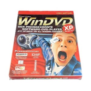 Neu WinDVD Pc Big Box interVideo XP Version Sybex Retro Software DVD Program - Afbeelding 1 van 5