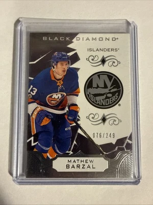 2018-19 Black Diamond #BDBBA Mathew Barzal - Image 1 of 2