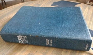 Ryrie Study Bible Expanded Edition KJV Red Letter Blue Leatherette Moody - Picture 1 of 6