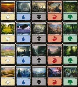 Juego Core 2019 Basic Land (1 cada uno de 20) Magic The Gathering - Imagen 1 de 1