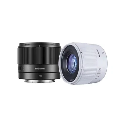 Lente de enfoque automático YONGNUO 50 mm F1,8 DA Lite APS-C para cámara Sony Fuji Nikon con montaje Foto 1 de 4