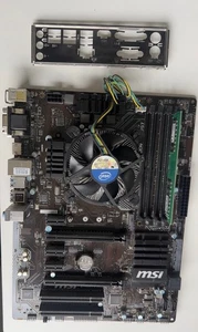 Intel i7 6700 Msi Z170-A  Mainboard 16GB Ram Bundle Top Zustand - Bild 1 von 3