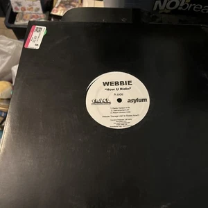 WEBBIE  HOW U RIDIN / LIKE THAT 12" VINYL PROMO SINGLE ASYLUM RECORDS Used - Picture 1 of 4