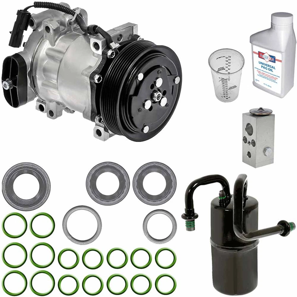 Компрессор переменного тока для Dodge Dakota 1996 Omega с ремонтным комплектом кондиционера TCP - Изображение 1 из 1